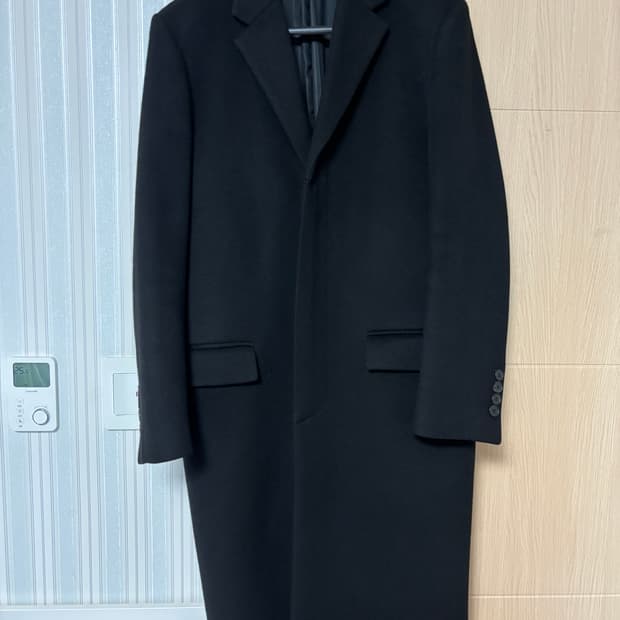 [46] 마마가리 19FW 히든 싱글 코트 블랙