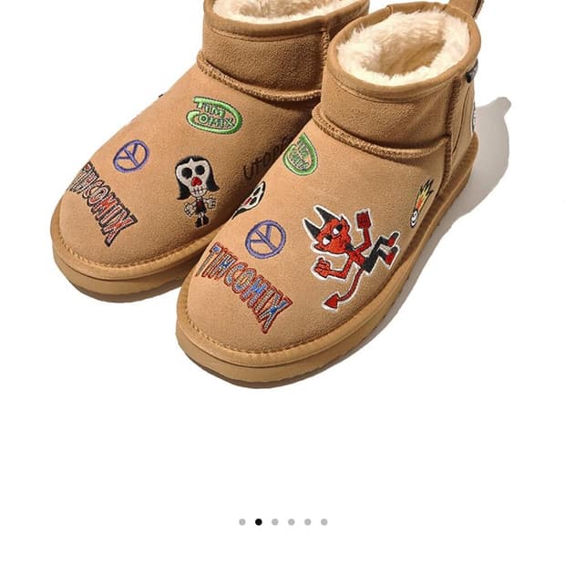 팀코믹스 그래픽 어그부츠 240