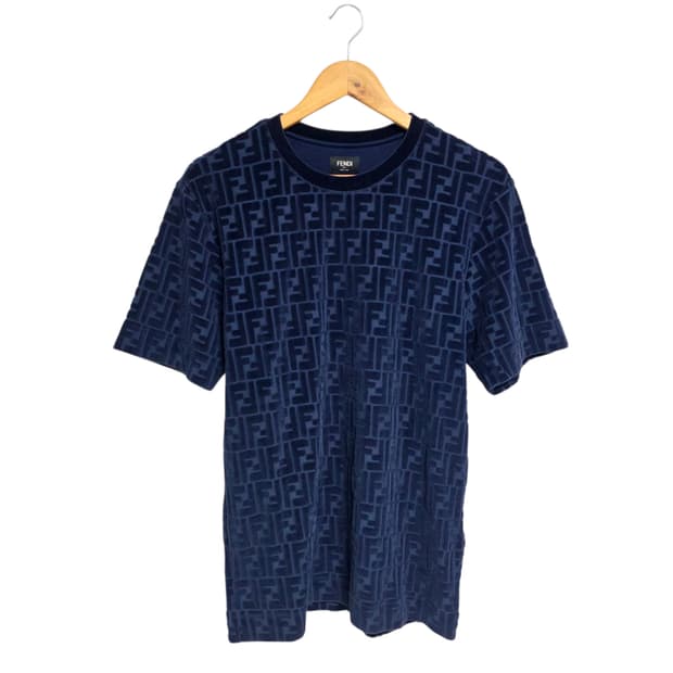 펜디 FF 벨벳 반팔 티셔츠