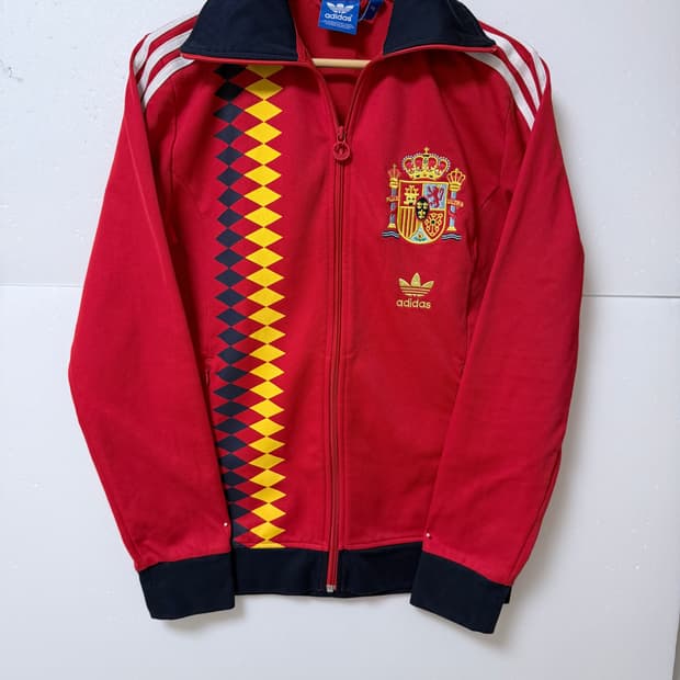 아디다스(adidas) 스페인 트랙탑 집업 져지 레드 100-105