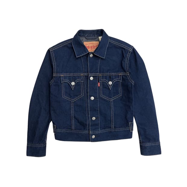 리바이스 00s 타입1 청 데님 트러커 자켓 M