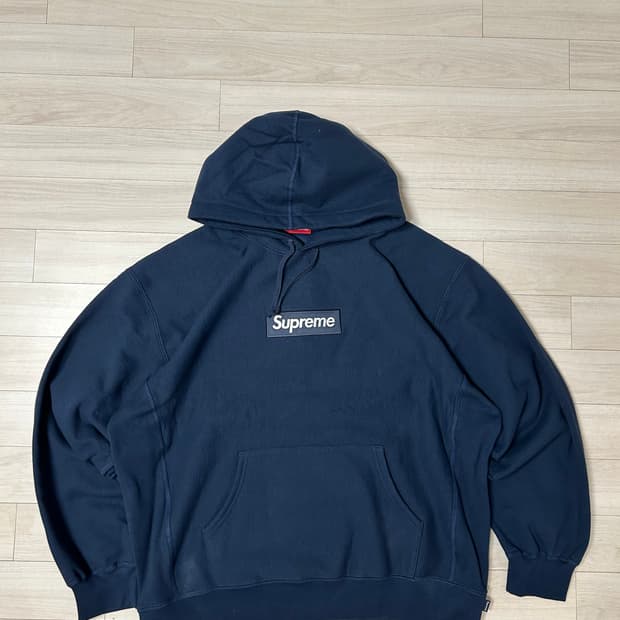 (XL) 슈프림 박스로고 후드 - 25fw