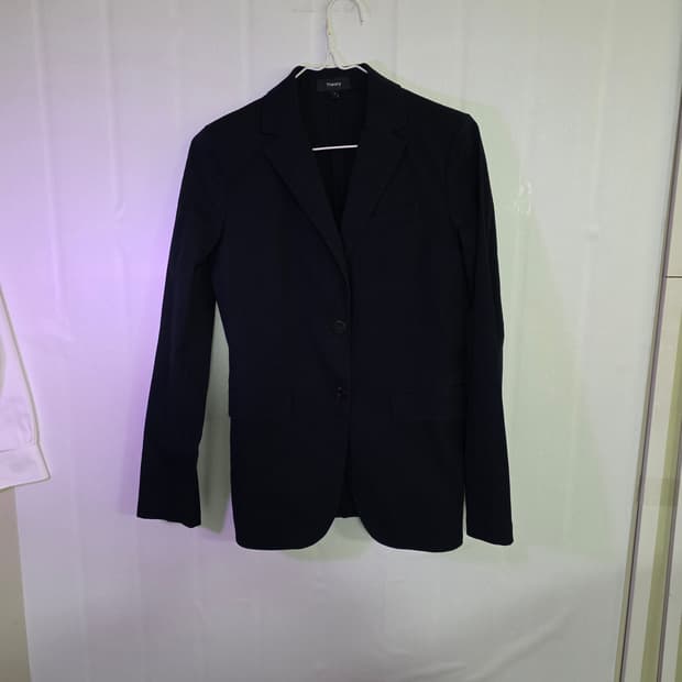 Theory 여성 정장 상의 블랙