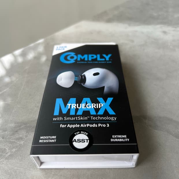 [S,M] 컴플라이 애플 에어팟 프로3 전용 폼팁 2쌍 화이트