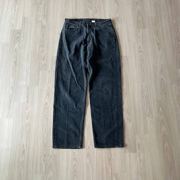 [34X34] 90s 빈티지 리바이스 565 블랙 made in usa