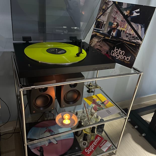 소니 lp 턴테이블 스피커 세트