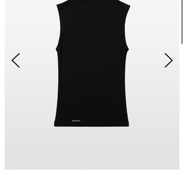 kimseoul 514 HALF NECK SLEEVELESS