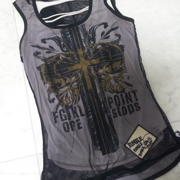 펑크 십자가 나시