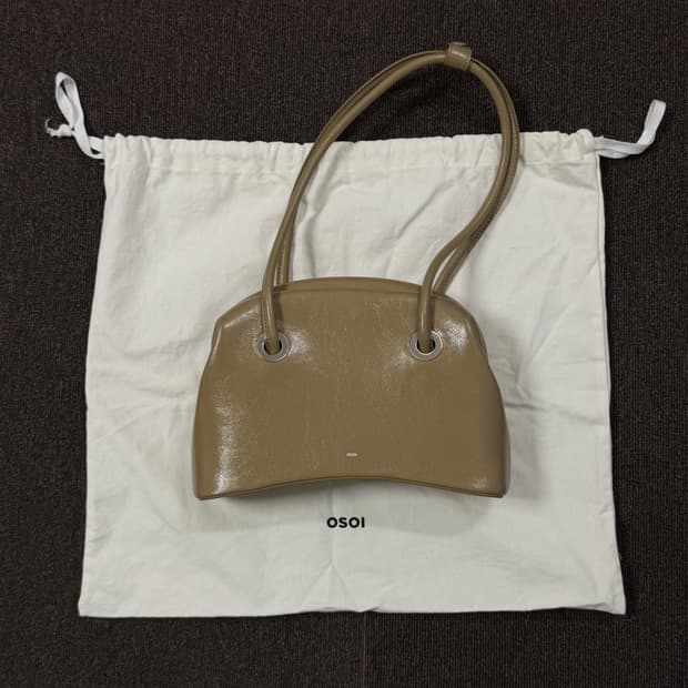 OSOI(오소이) 서클백 워시드 애쉬 카키 (더스트백0)