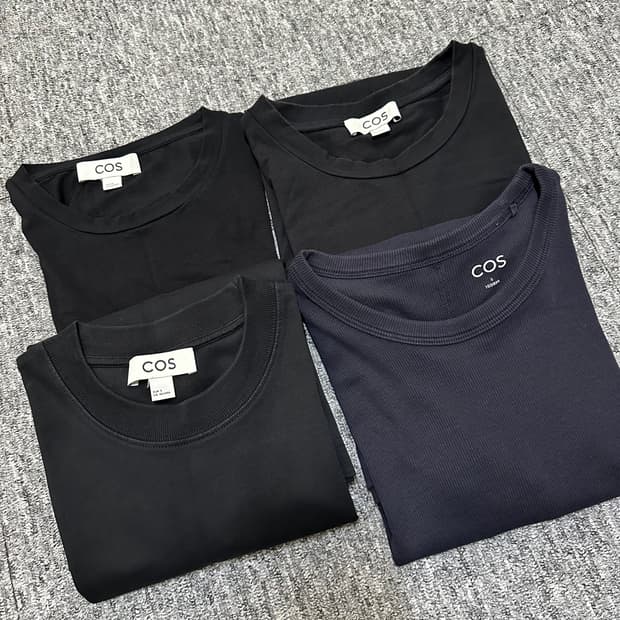 일괄 판매가격) cos 기본 티셔츠 긴팔티 롱슬리브
