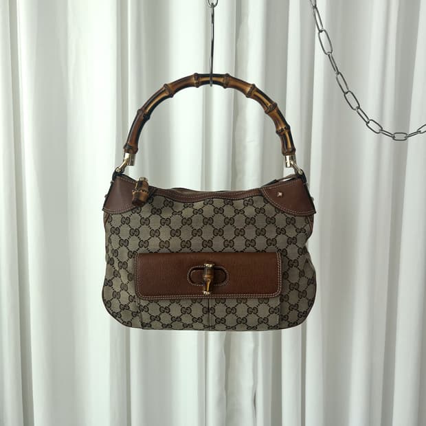 구찌 뱀부 숄더백