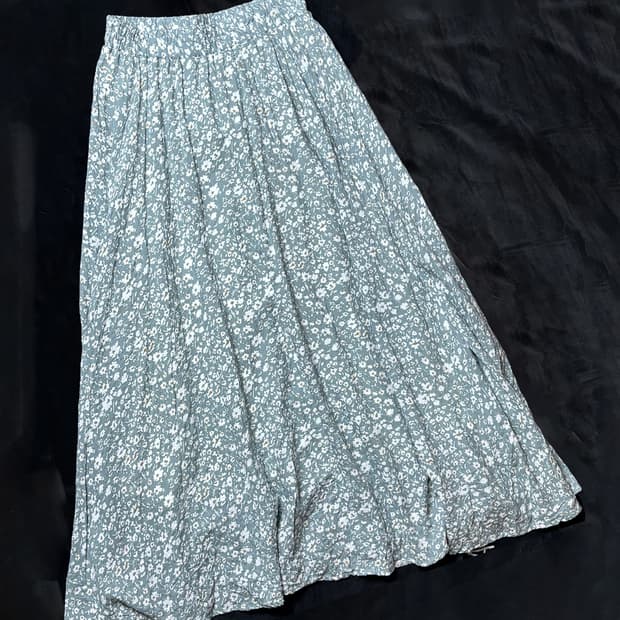일본빈티지 플라워 롱스커트