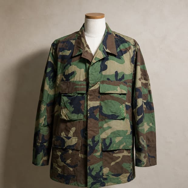 105 /M-R/미군 우드랜드 BDU 립스탑자켓 /519-XL