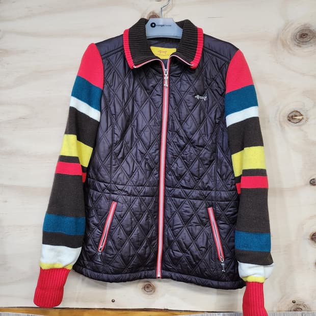 551) 루이까스텔 방풍 니트 배색 자켓