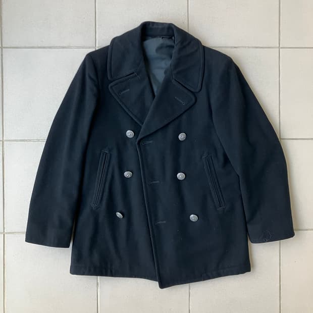 80s u.s.n us navy 오리지널 미해군 피코트