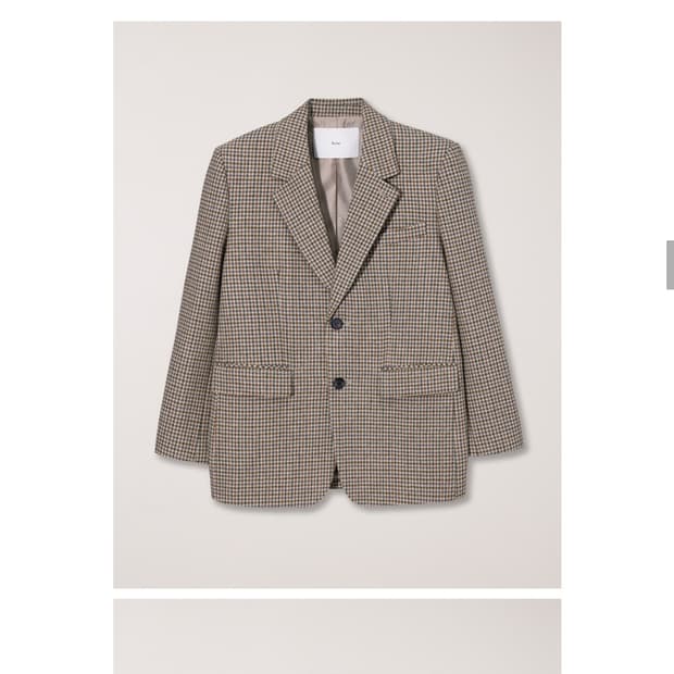 던스트 하운드투스 체크 블레이저