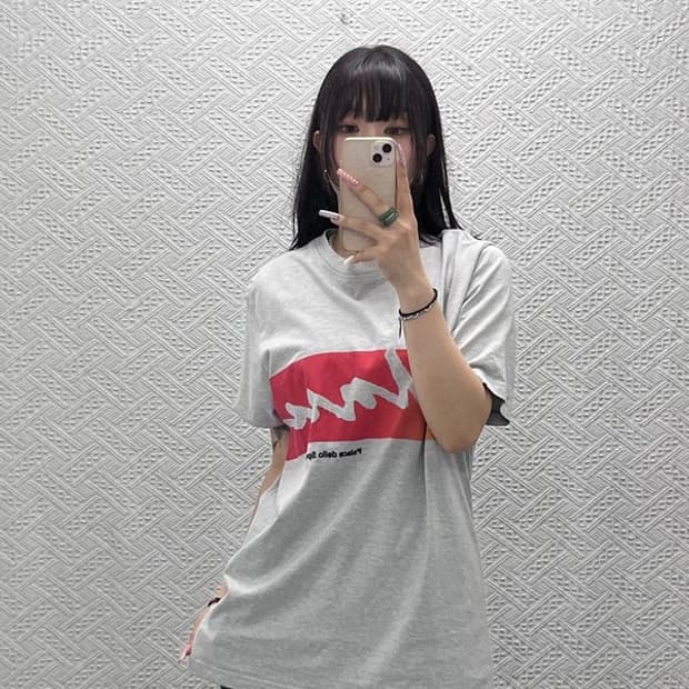 팔라스 빈티지 캐주얼 캐치 다스 페이드 반팔 티셔츠 L C13224