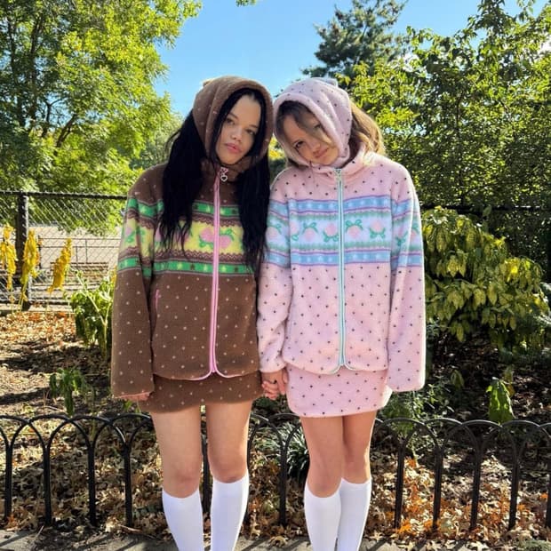 Strawberry western Pink Sherpa Jacket