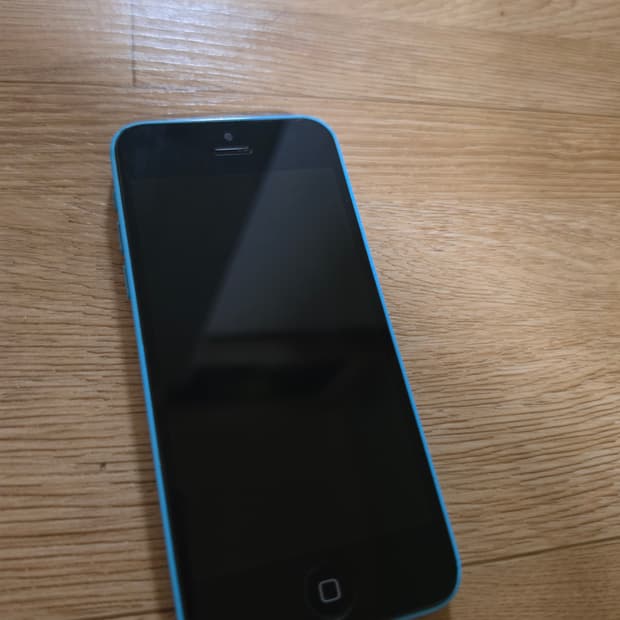 아이폰 5c 16G 블루 무음