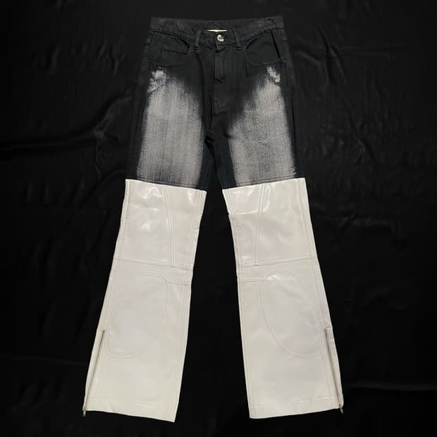 마르니 레더 팬츠