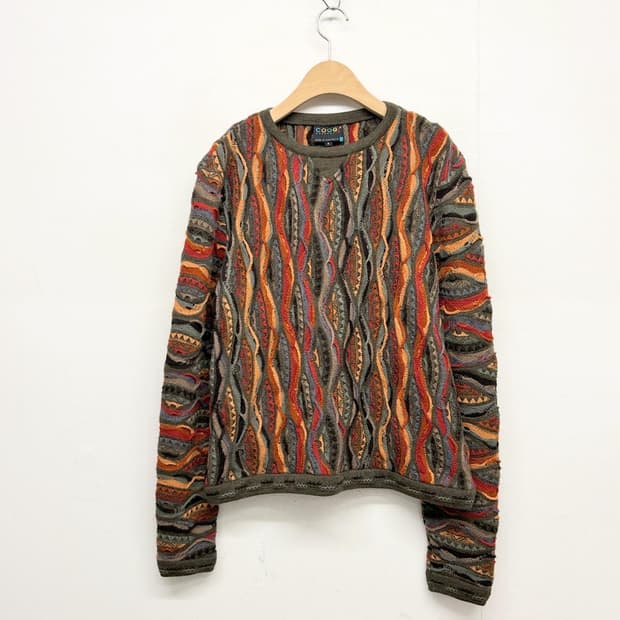 COOGI 쿠지 니트 스웨터 멀티컬러