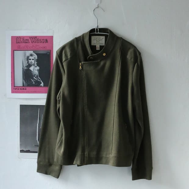 로렌 랄프로렌 카키 라이더 자켓