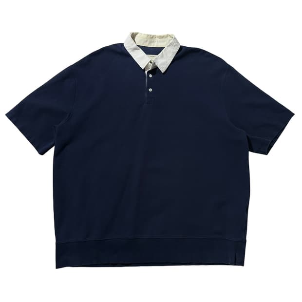 포터리 숏 슬리브 럭비 카라 반팔 티셔츠