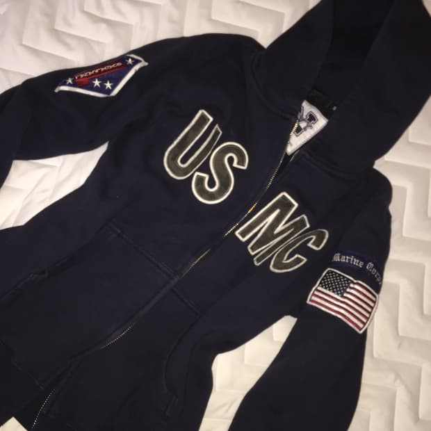 일본빈티지 NAVY 성조기 후드집업 오네갸루 y2k 빅시 갸루 니혼진