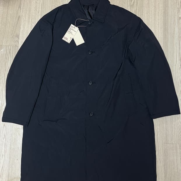 새상품) 무인양품 패딩 코트 다크네이비 L사이즈