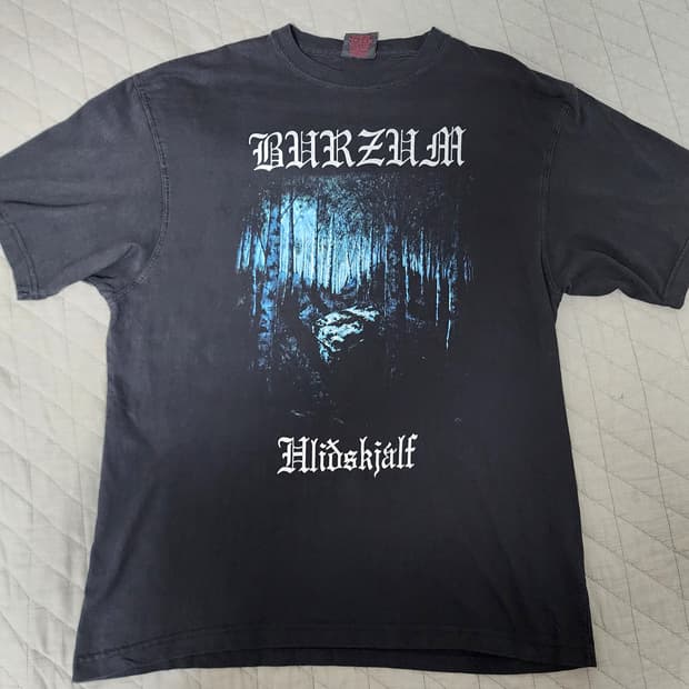 [XL] 90s 버줌 Burzum Hlidksjalf 빈티지 밴드티
