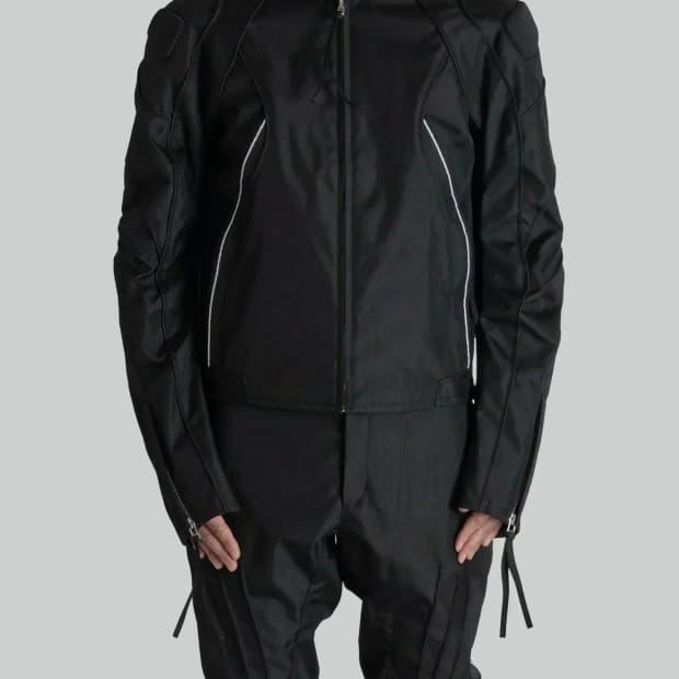 KANGHYUK 락 스티치 바이커 자켓