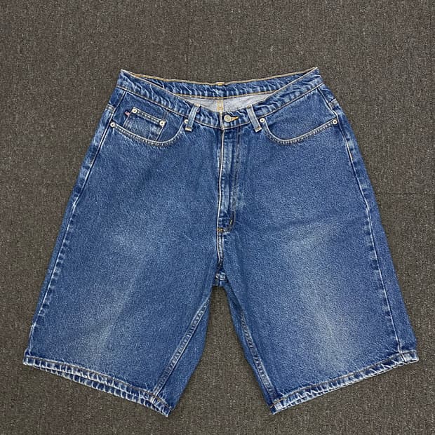 00s Polo jeans 폴로 진스 배너 데님 쇼츠