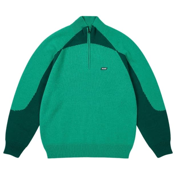 팔라스 레이스 집 니트 그린