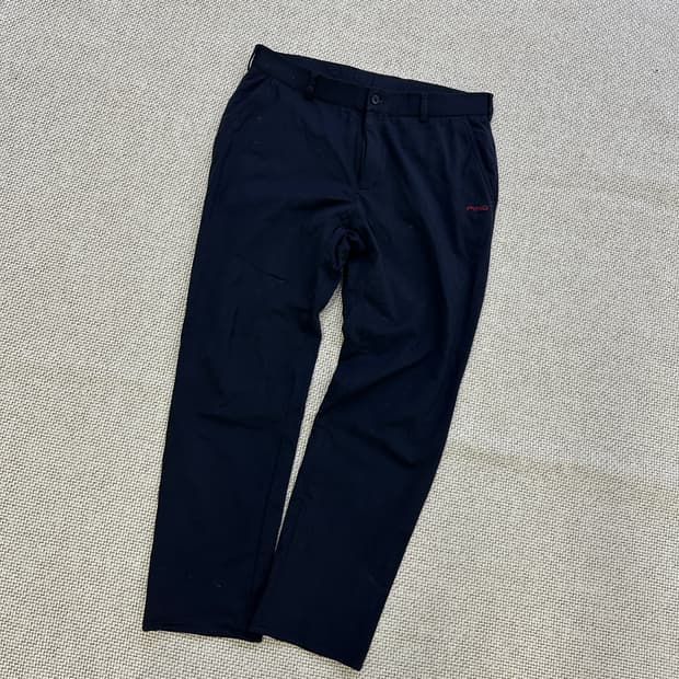 실측확인 핑 남성용 일자 골프 팬츠 0327D