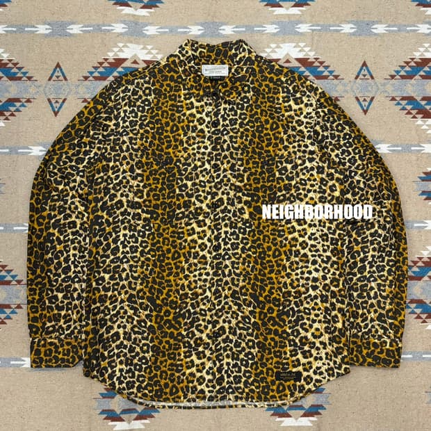 [XL][100] 네이버후드 헤드 라이트 레오파드 셔츠 