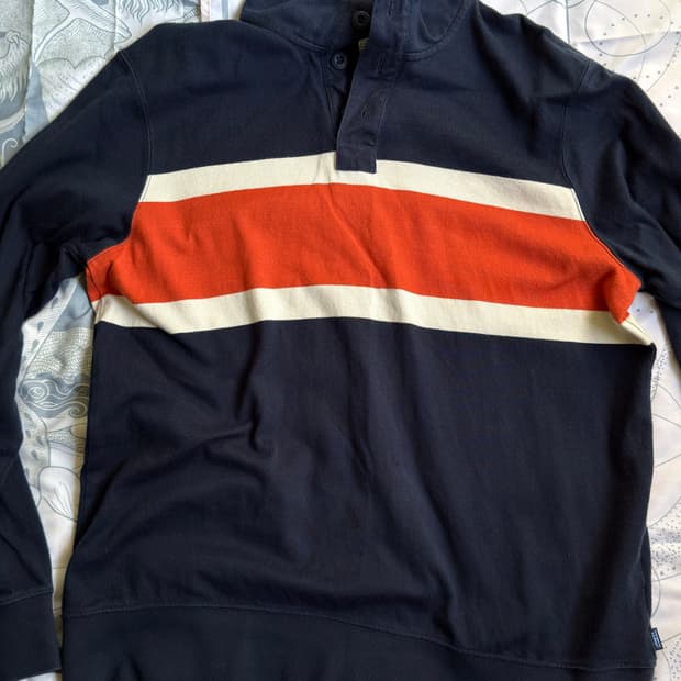 엘엘빈 1/4 단추 풀오버 스웻셔츠