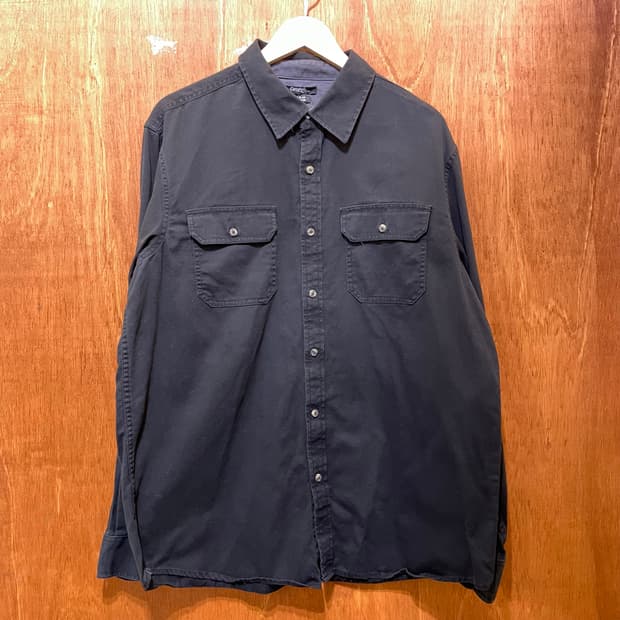 (L) George 블랙 데님 셔츠