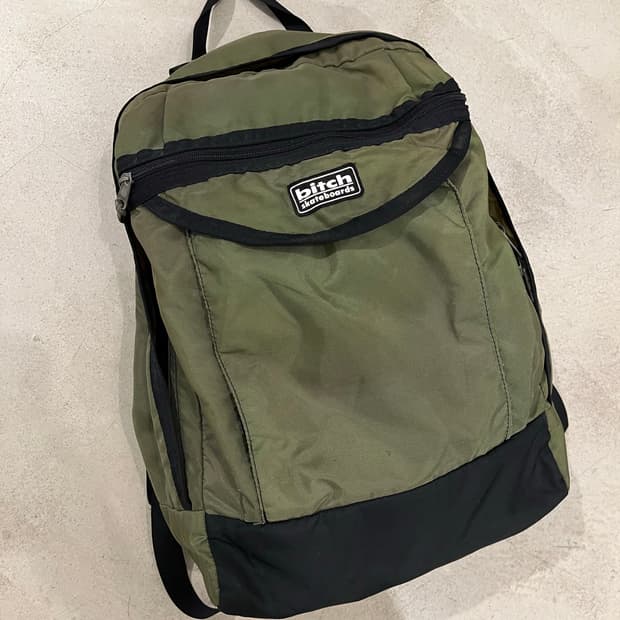 빈티지 90s Bitch skateboards 백팩