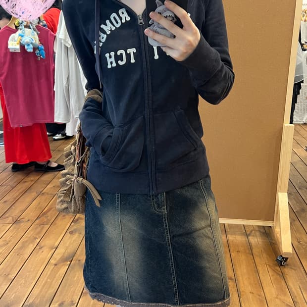 아베크롬비 블랙 후드집업 