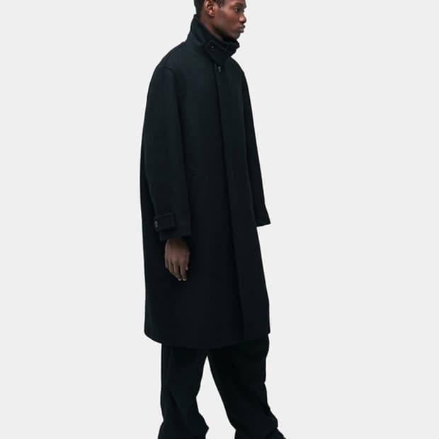 쿠어 MTR 캐시미어 발마칸 롱코트