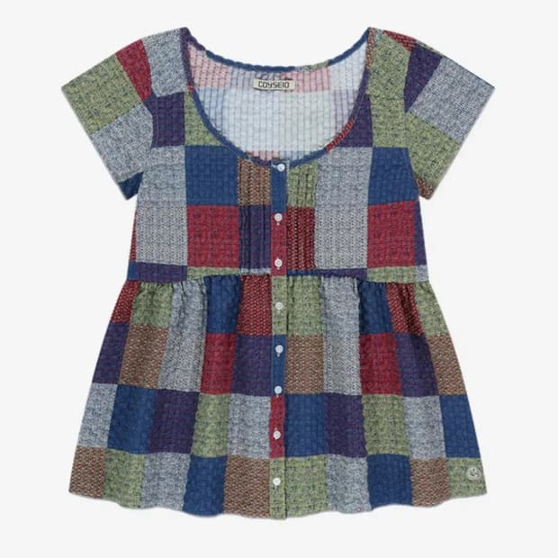 코이세이오 패치 블라우스 판매