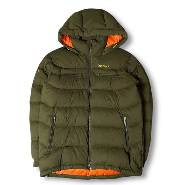 MARMOT 카키 패딩 자켓 95