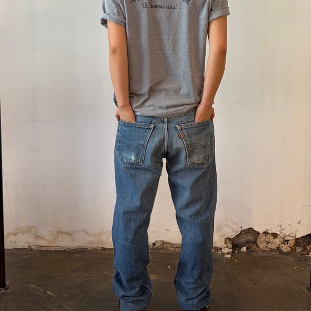 80‘s MADE IN USA 🇺🇸 리바이스 505 레귤러핏 오렌지탭
