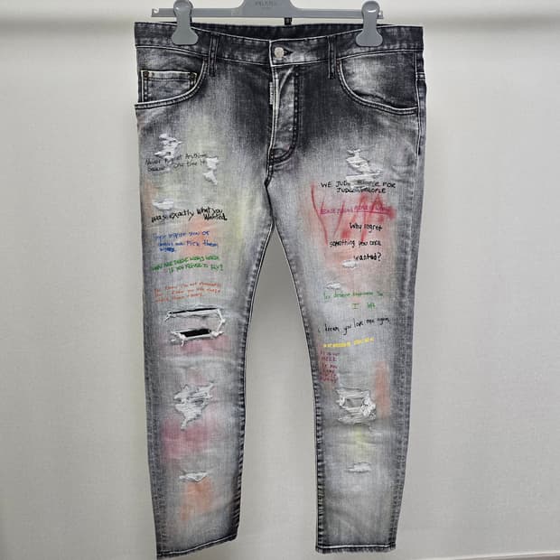 디스퀘어드2 스케이터 진 청바지 52사이즈 판매