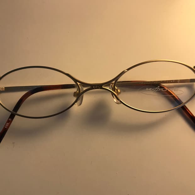 빈티지 금테 안경