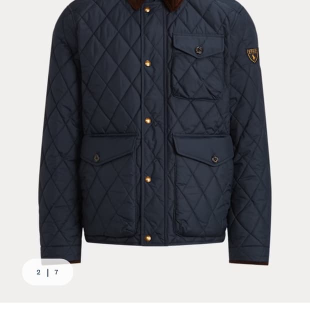 폴로퀄팅자켓 Xl 네이비