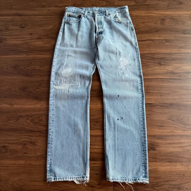 [34]90's 리바이스 501XX Made in USA 데님 팬츠
