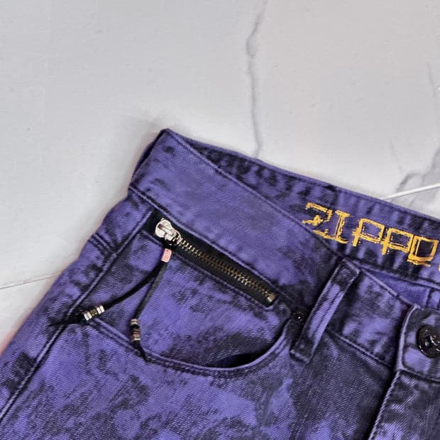 •ZIPPO jeans 슬림핏 펑크스타일 팬츠