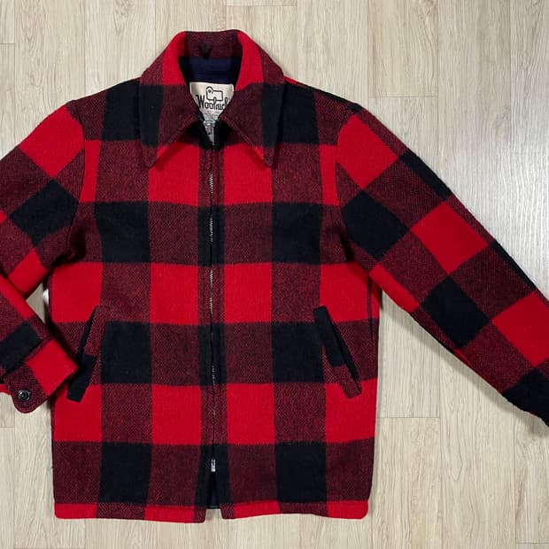 95) 70's 울리치 체크 울자켓(RRL&LVC&폴로)