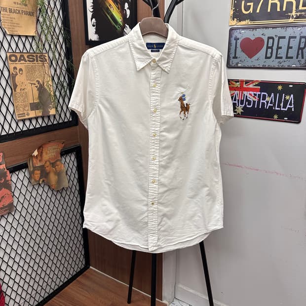 Polo Big Pony White Solid Shirt